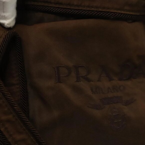 PRADA Tote Bag Nylon Brown Auth - Picture 8 of 16